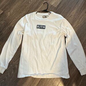 KITH X SADELLE'S BOX LOGO LONG SLEEVE TEE SHIRT SIZE M